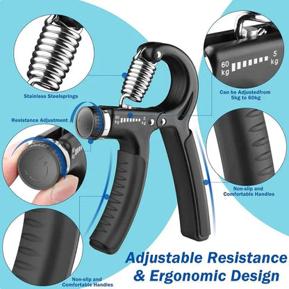 Adjustable Hand Grip Strengthener – Forearm Trainer