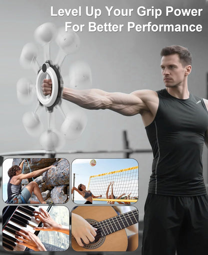 360° Hand Crank Forearm Trainer -  Arm Chest Shoulder Workout Tool for Men Women