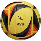 Beach Volleyball Tour Match Game Ball - Black/Yellow