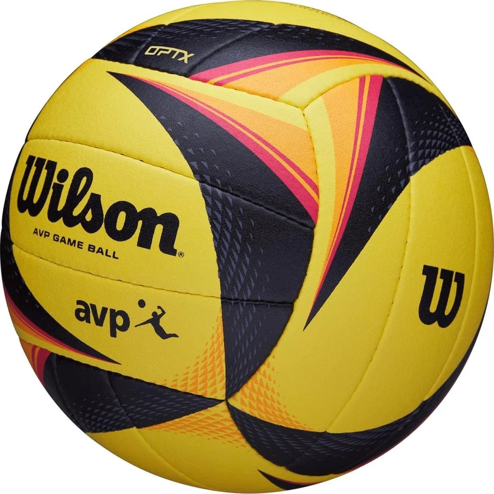 Beach Volleyball Tour Match Game Ball - Black/Yellow